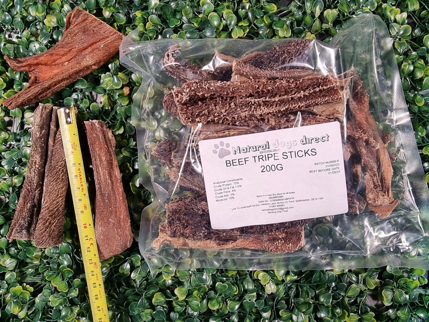 Beef Tripe Sticks 200g