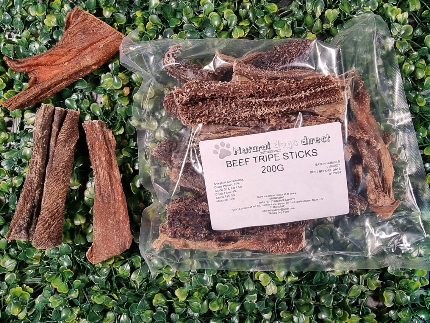 Beef Tripe Sticks 200g