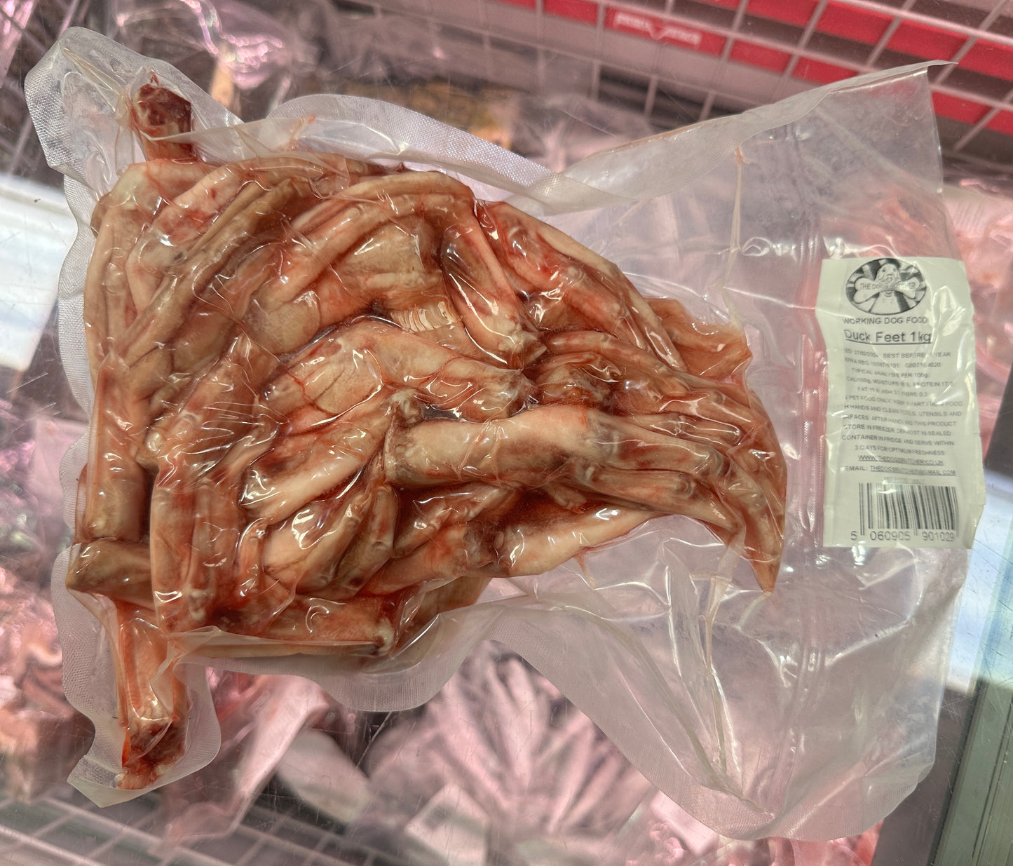 The Dogs Butcher Duck Feet 1kg