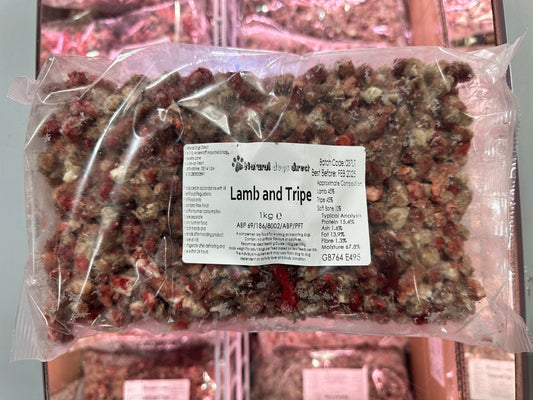 Lamb & Tripe 1kg Mince