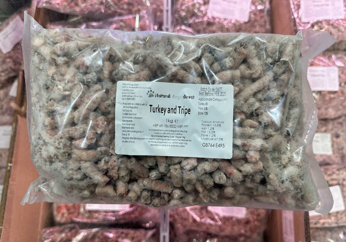 Turkey & Tripe 1kg Mince