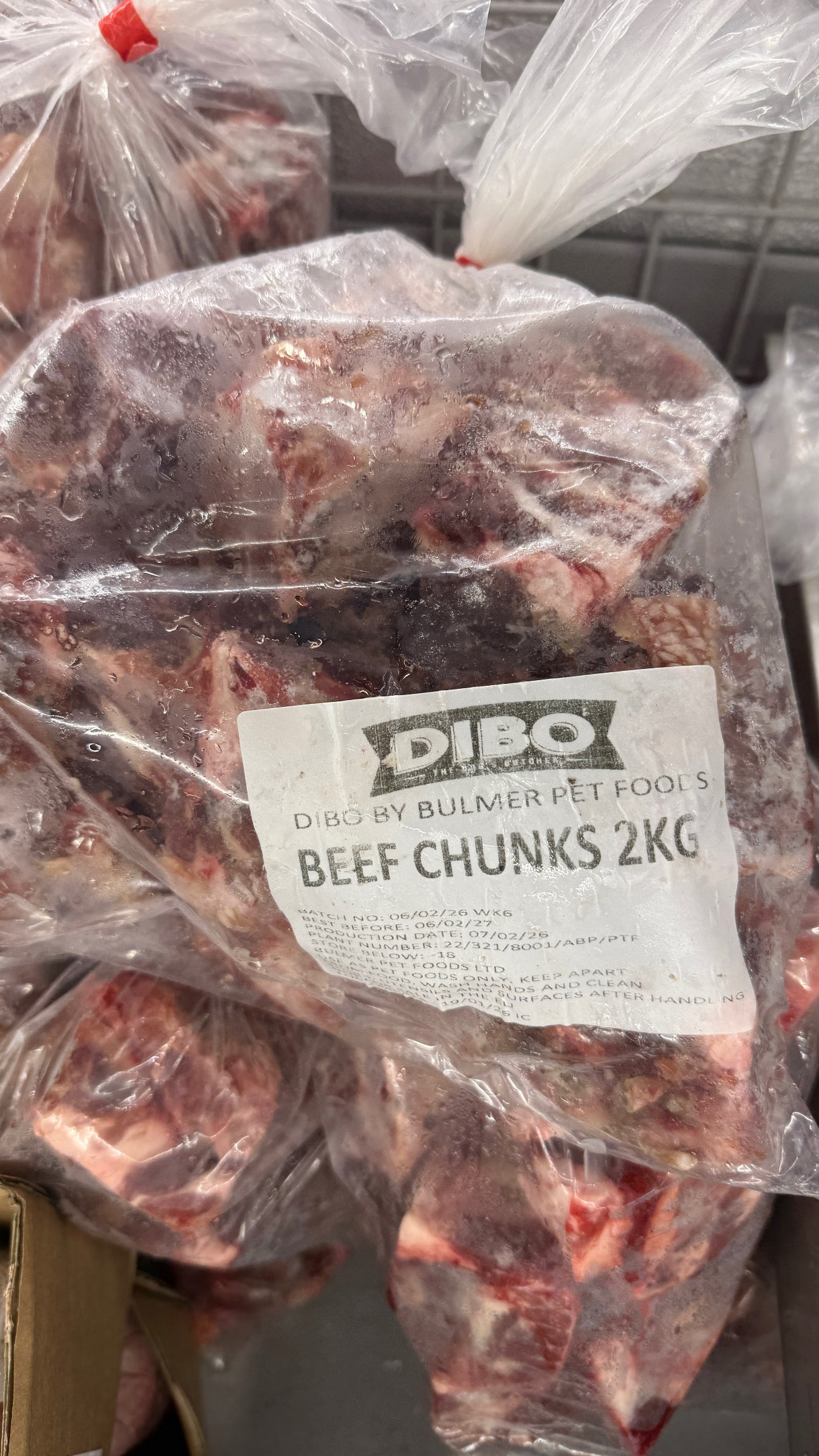 DIBO Beef Chunks 2kg