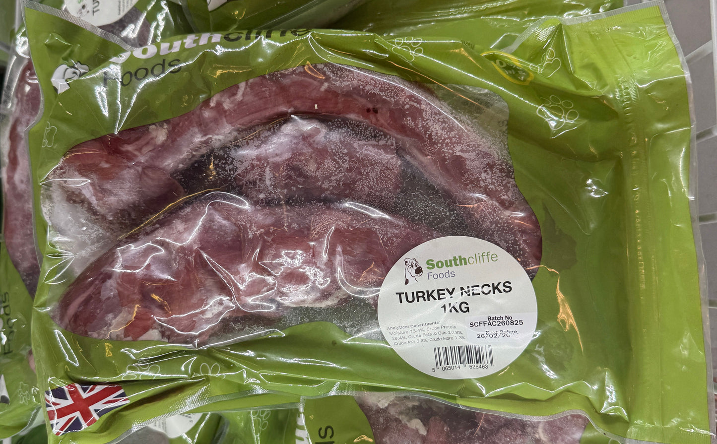 Southcliffe Turkey Necks 1kg