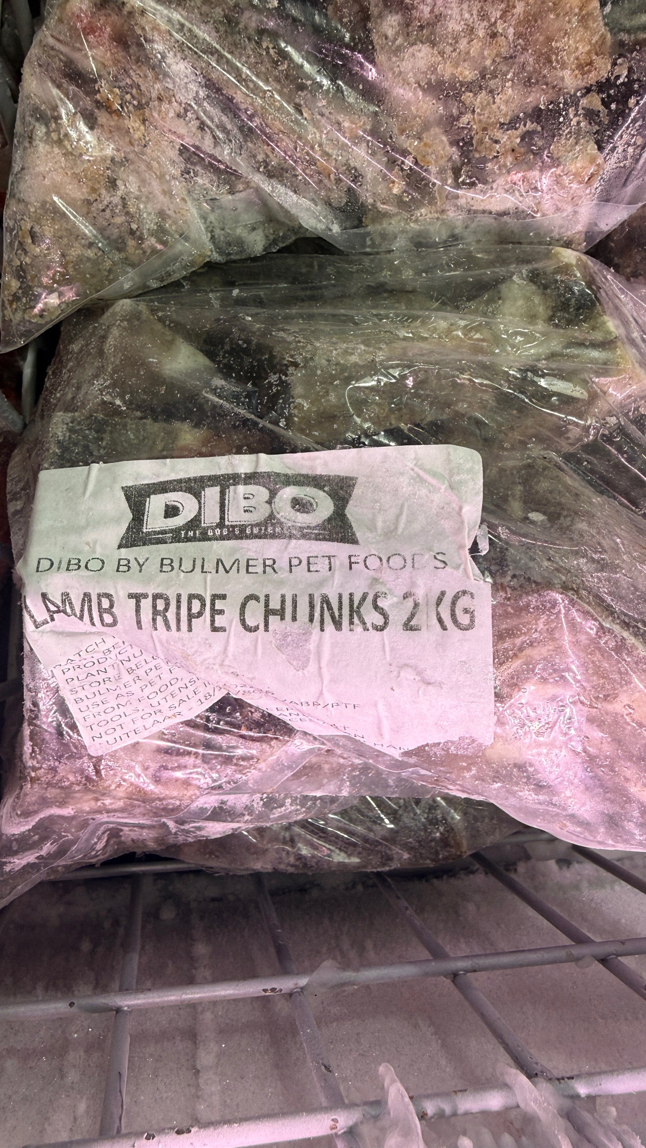 DIBO Lamb Tripe Chunks 2kg