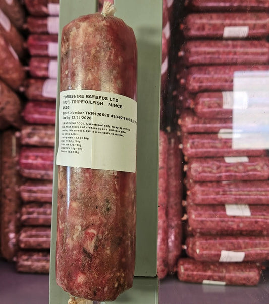 Tripe & Oily Fish - Available in 454g & 1.3kg
